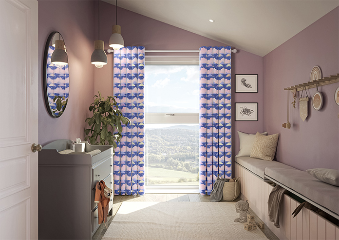 Cloudy Cosmos, Purple Twilight - Made to Measure Curtains - Image 14